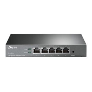 TP-Link TL-R470T+ load balance broadband router front Ethernet ports