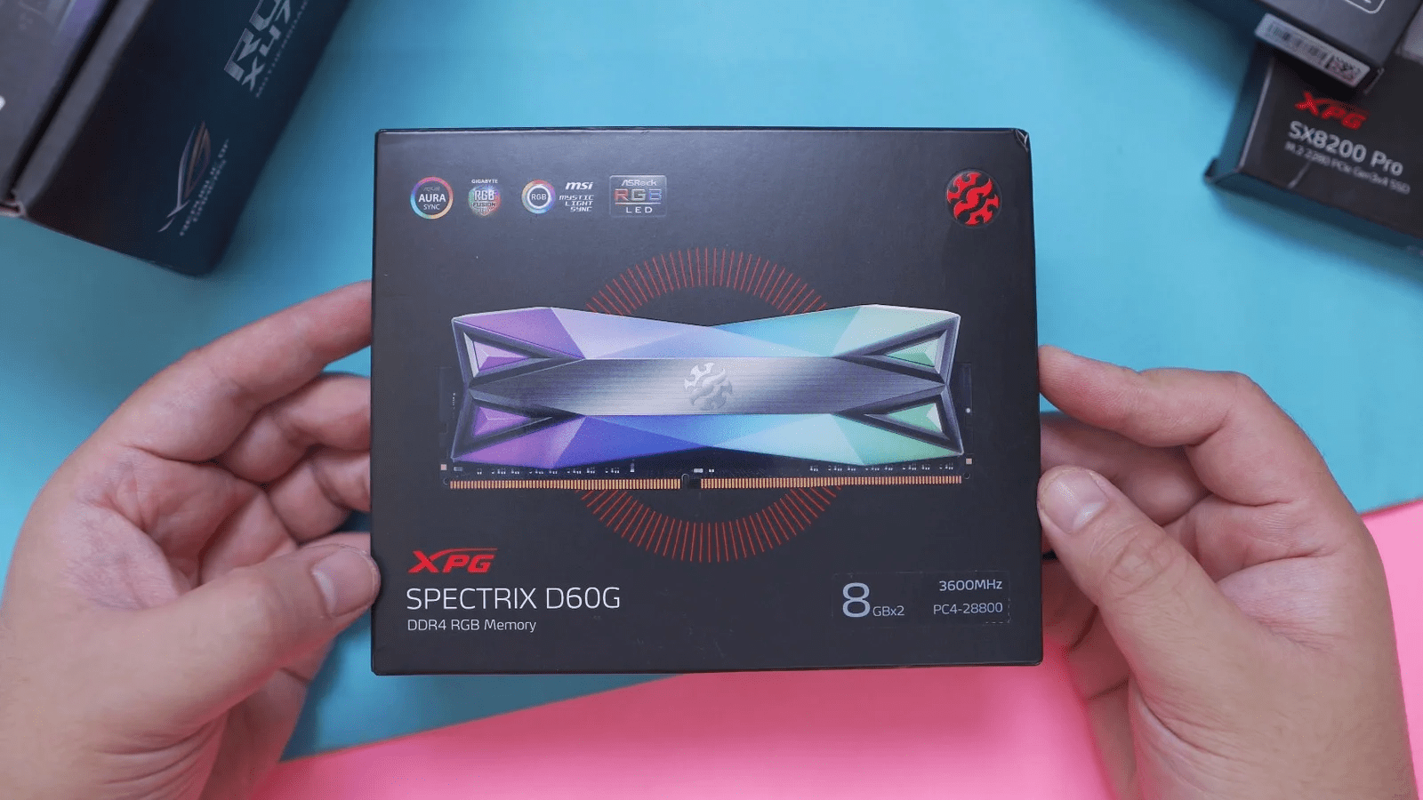 Xpg Spectrix D60G 16Gb ( 2X8) DDR4 3600Mhz Desktop Memory