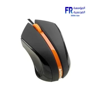 A4Tech N 310 Black Orange Padless Wired Mouse