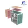 Cooler Master Qube 500 Flatpack Macaron Edition Mid Tower Case