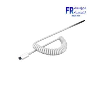 Razer PBT Keycap And Coiled Cable Upgrade Mercury White Set