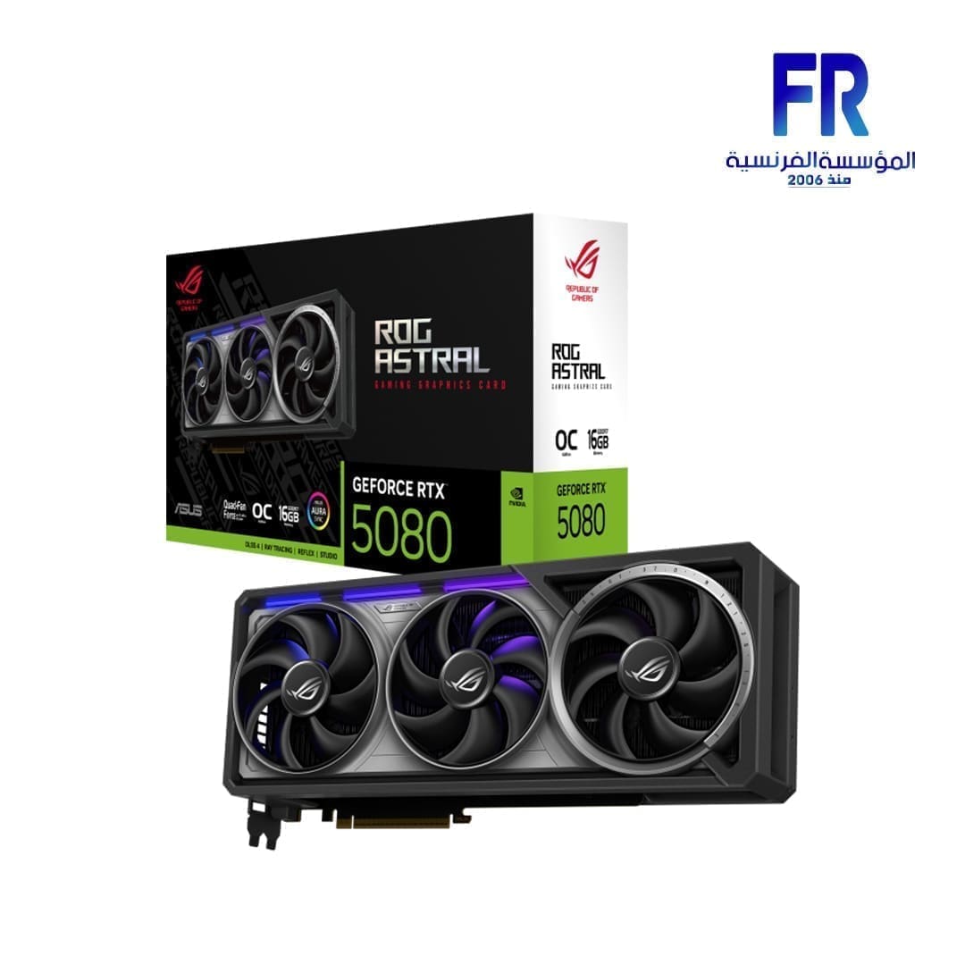 Asus GeForce RTX 5080 ROG Astral OC 16GB GDDR7 Graphic Card