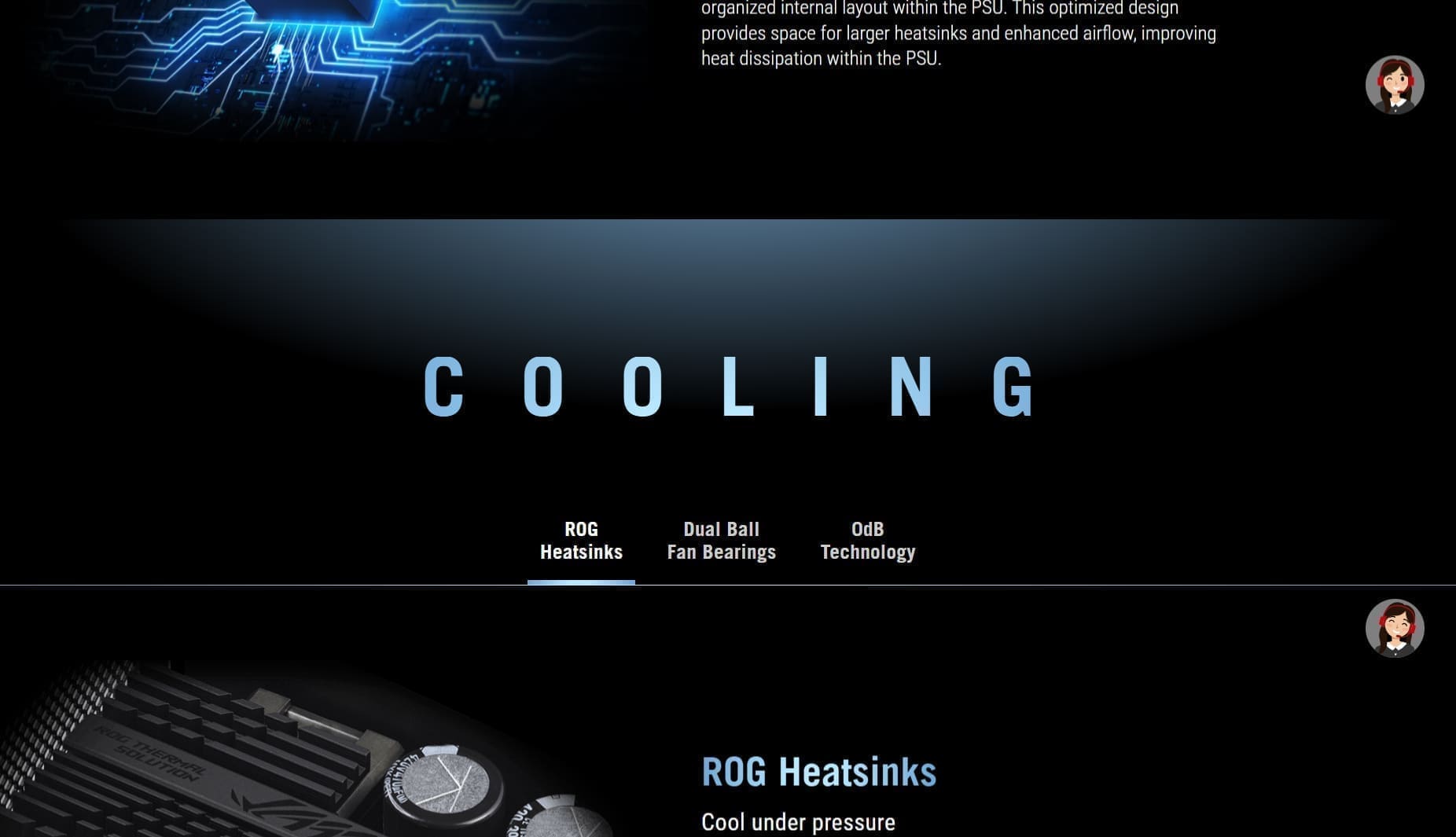 Asus Rog Strix 1000P 1000W 80 Plus Platinum Atx 3.1 Fully Modular Power Supply