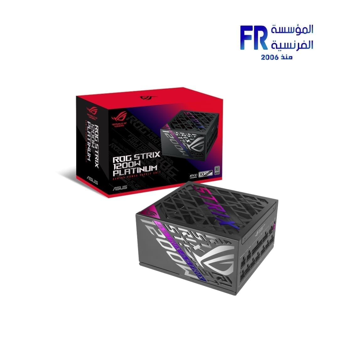 Asus Rog Strix 1200P 1200W 80 Plus Platinum Atx 3.1 Fully Modular Power Supply