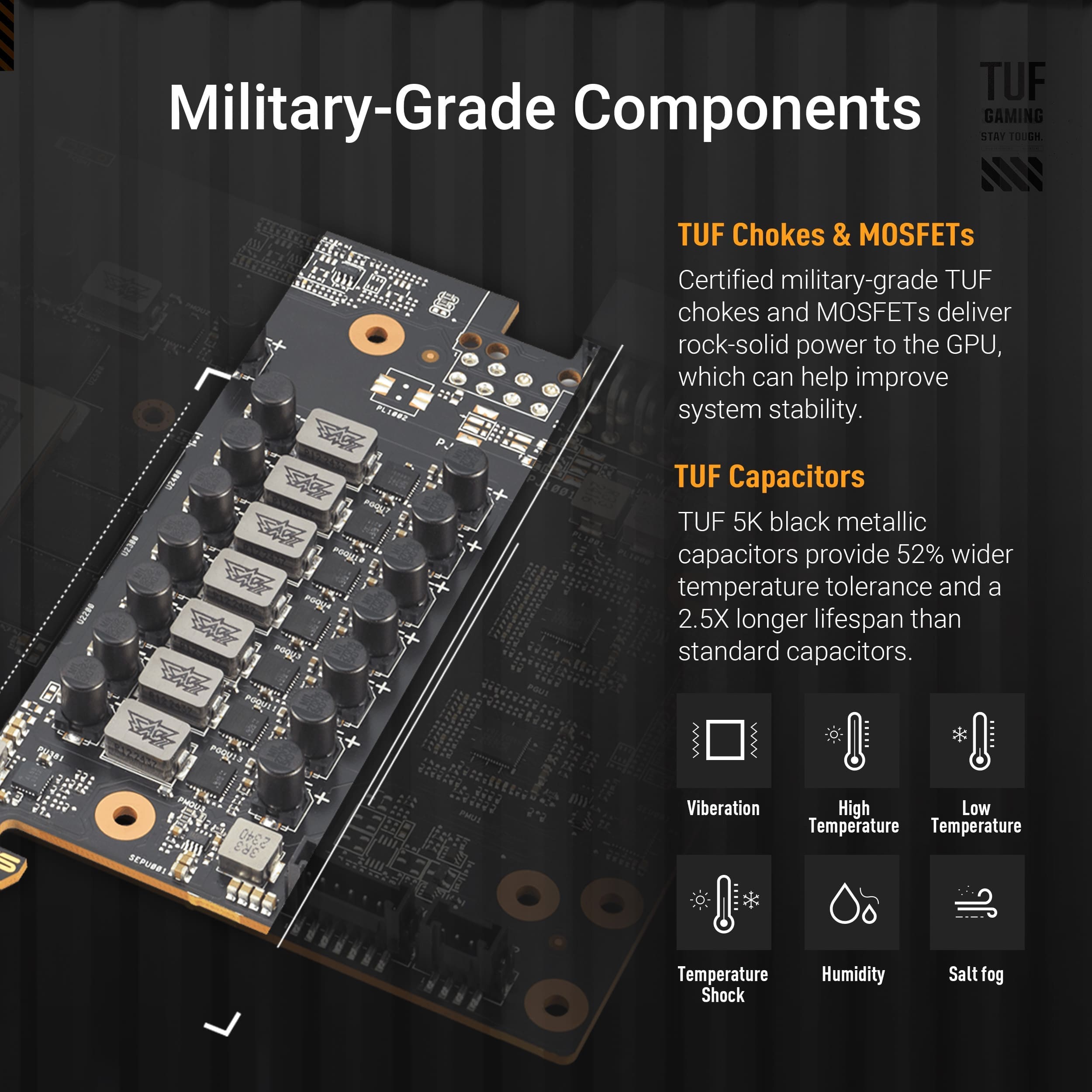 Asus TUF Gaming Radeon RX 9070 16GB Gaming OC Graphic Card