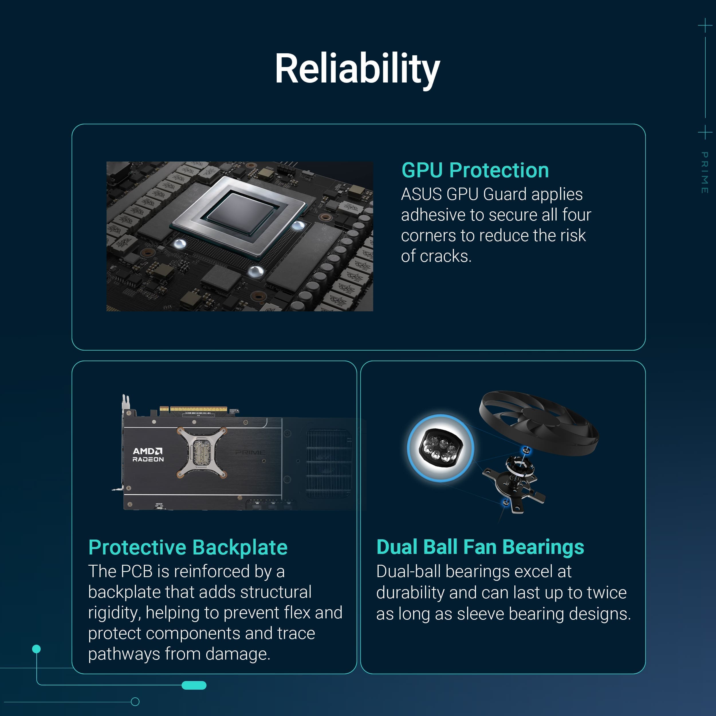 Asus Prime Radeon RX 9070 XT 16GB OC Graphic Card