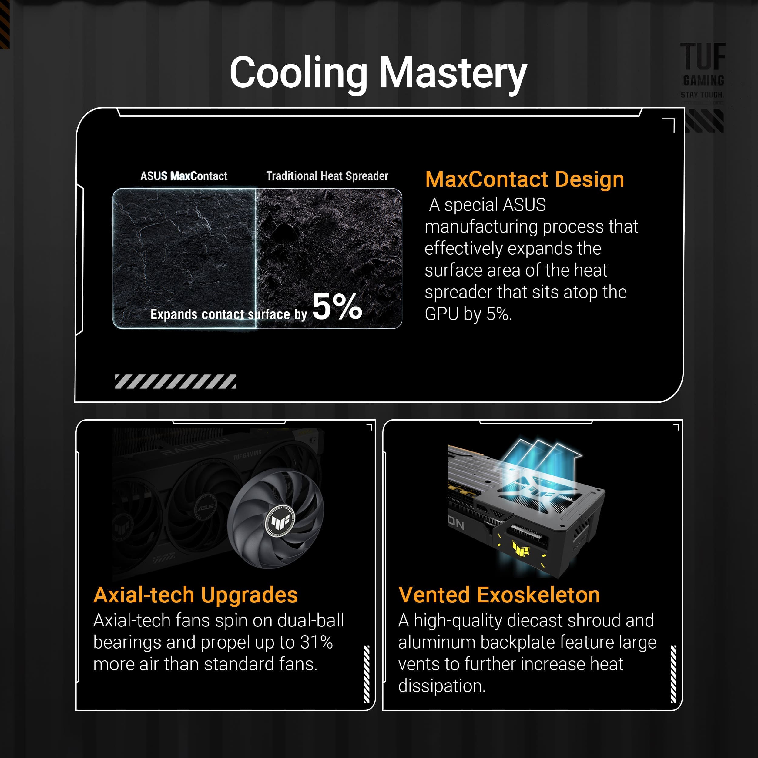 Backplate design details