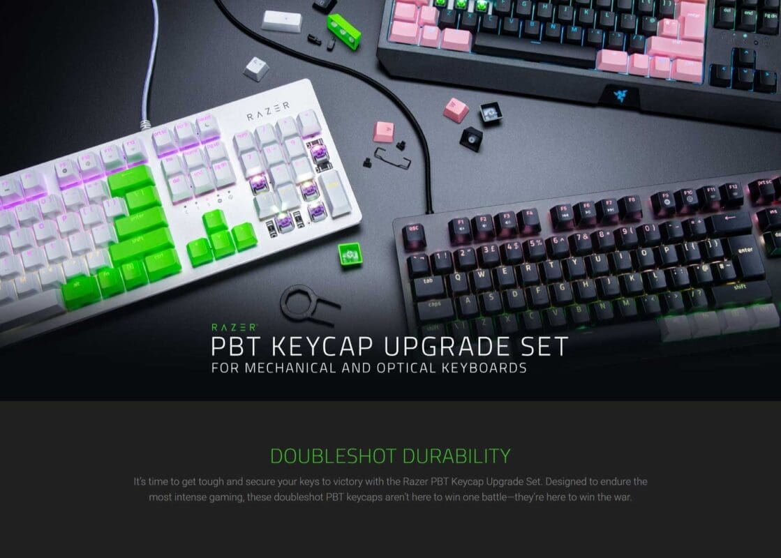Razer PBT Keycap Upgrade Set | Alfrensia – Best PC Hardware & Gaming Gear