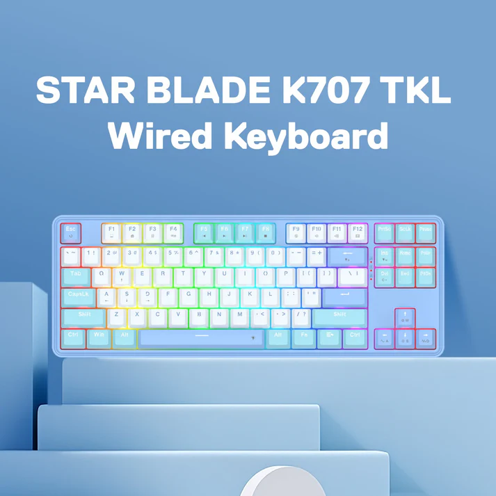 Redragon STAR BLADE K707 Gasket RGB Bluetooth Wireless Mechanical Gaming Keyboard
