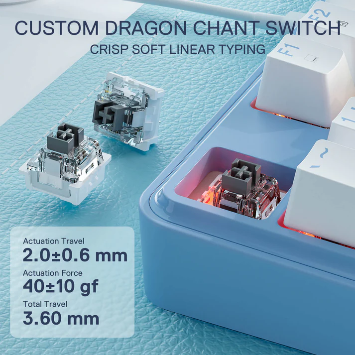 Redragon STAR BLADE K707 Gasket RGB Bluetooth Wireless Mechanical Gaming Keyboard