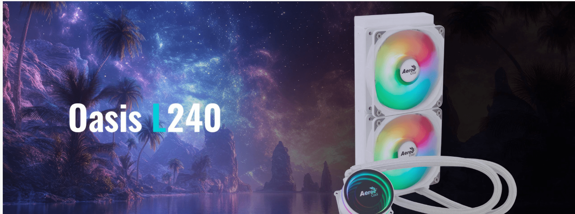 AeroCool Oasis L240 Argb Aio Liquid Cpu Cooler 