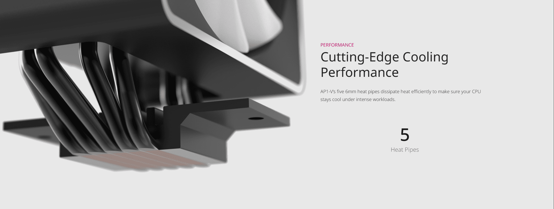 Apnx AP1 V Argb White Air Cpu Cooler