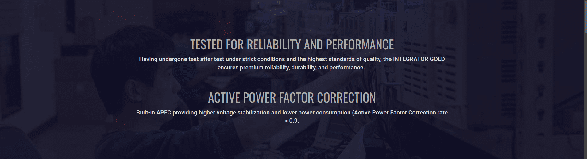 AeroCool Integrator 1000W 80 Plus Gold •Fully Modular ATX 3.1 Power Supply