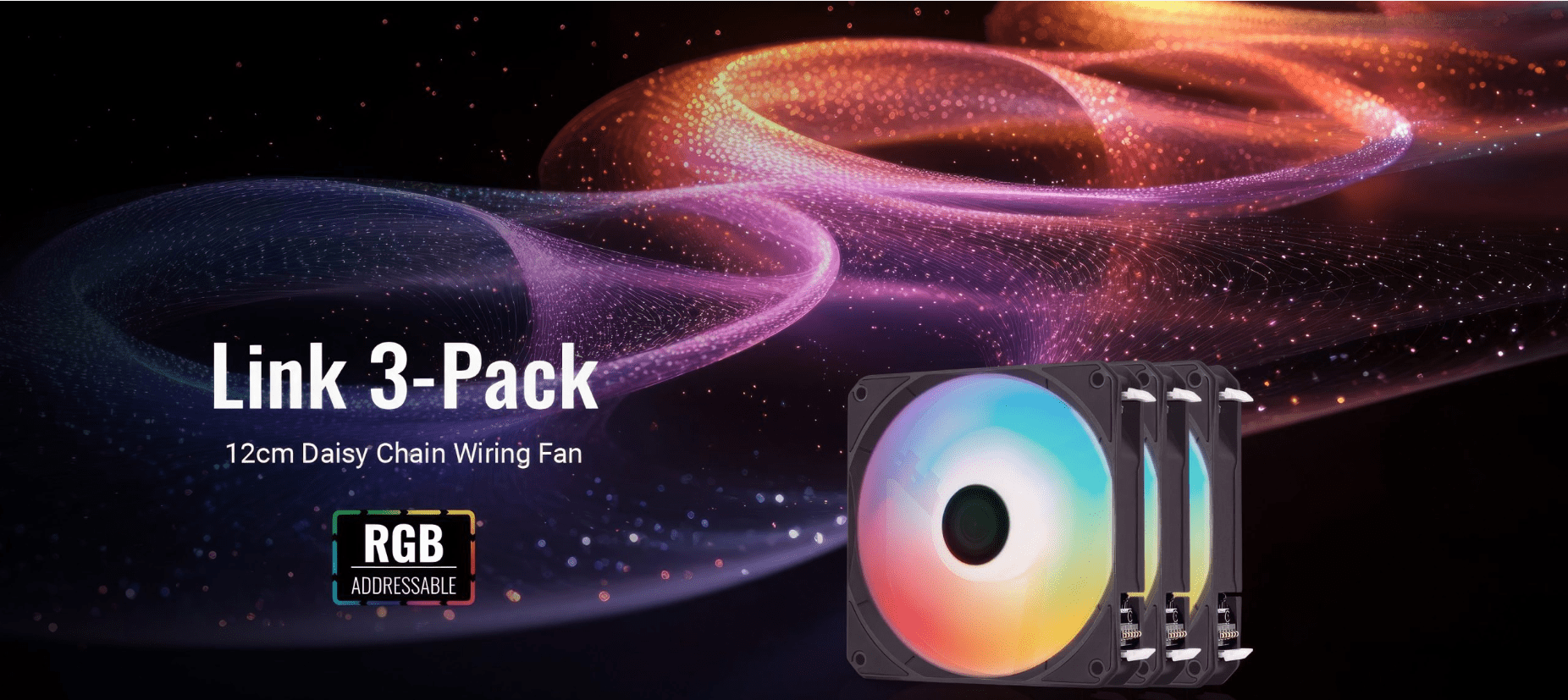 AeroCool Link 3 Argb White 3 Fan