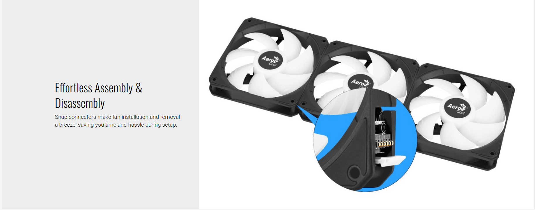 AeroCool Link 3 Argb White 3 Fan