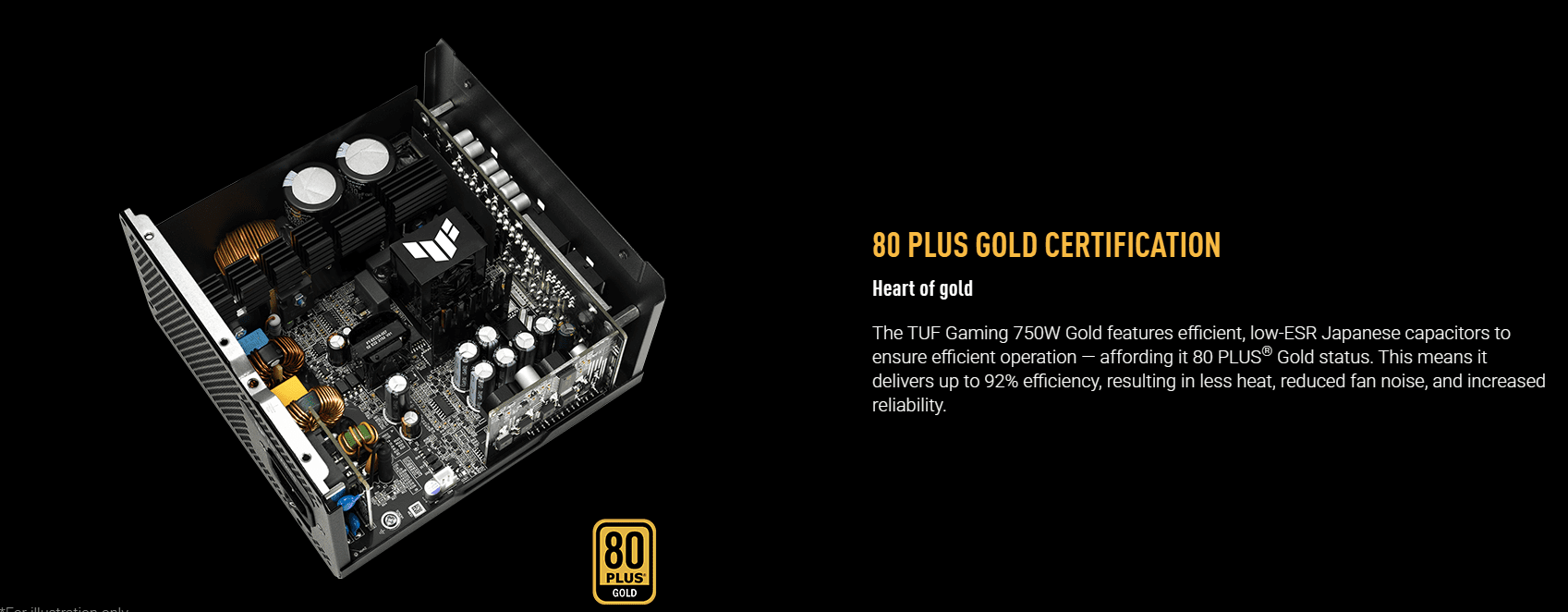 Asus Tuf Gaming 750G 750W 80 Plus Gold Fully Modular Power Supply