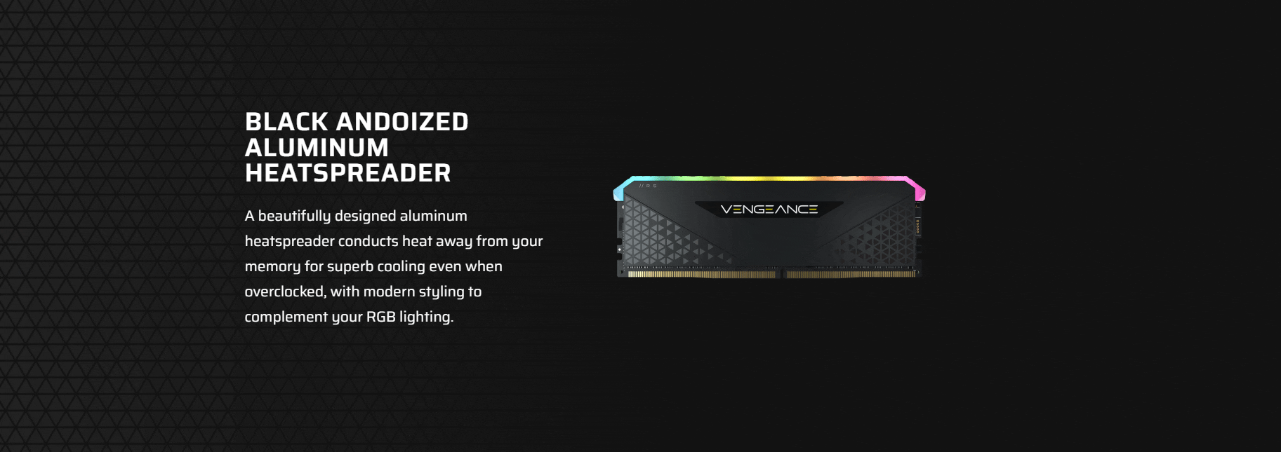 Corsair Vengeance RGB Rs 32Gb (2X16Gb) DDR4 3600Mhz Cl18 Desktop Memory