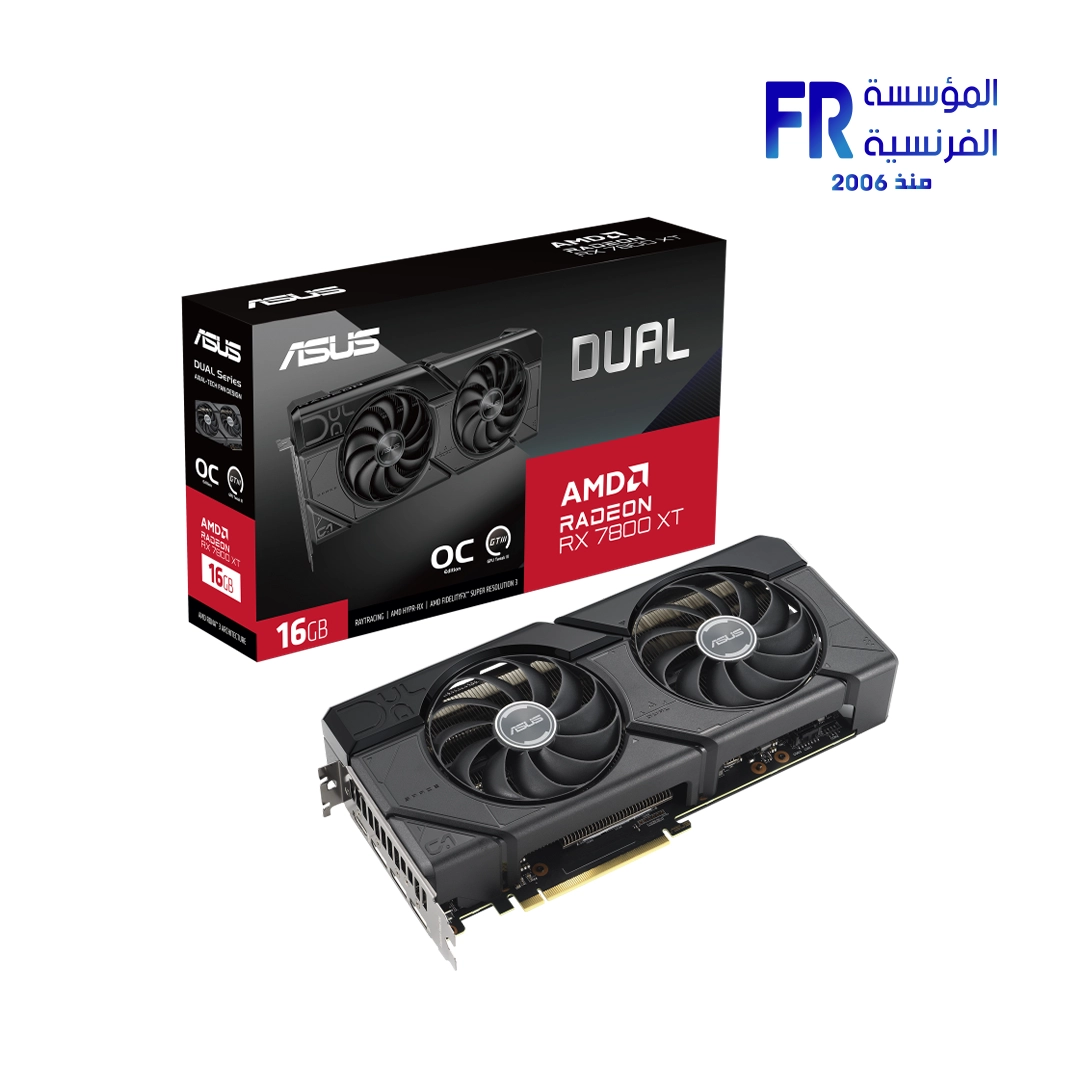 Asus Dual Radeon RX 7800 XT OC 16GB GDDR6 Graphic Card