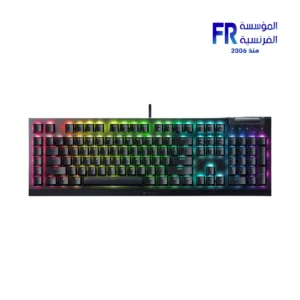 Razer BlackWidow V4 X Green Switch Arabic Wired Mechanical Gaming Keyboard