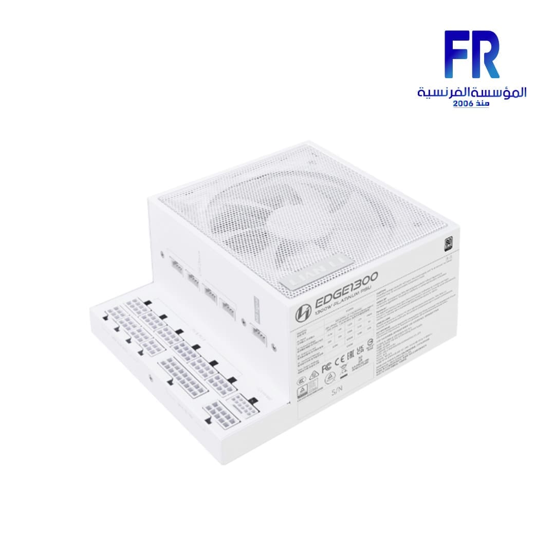 Lian Li Edge EG0850 850W 80 Plus PLATINUM ATX 3.1 Full Modular White Power Supply