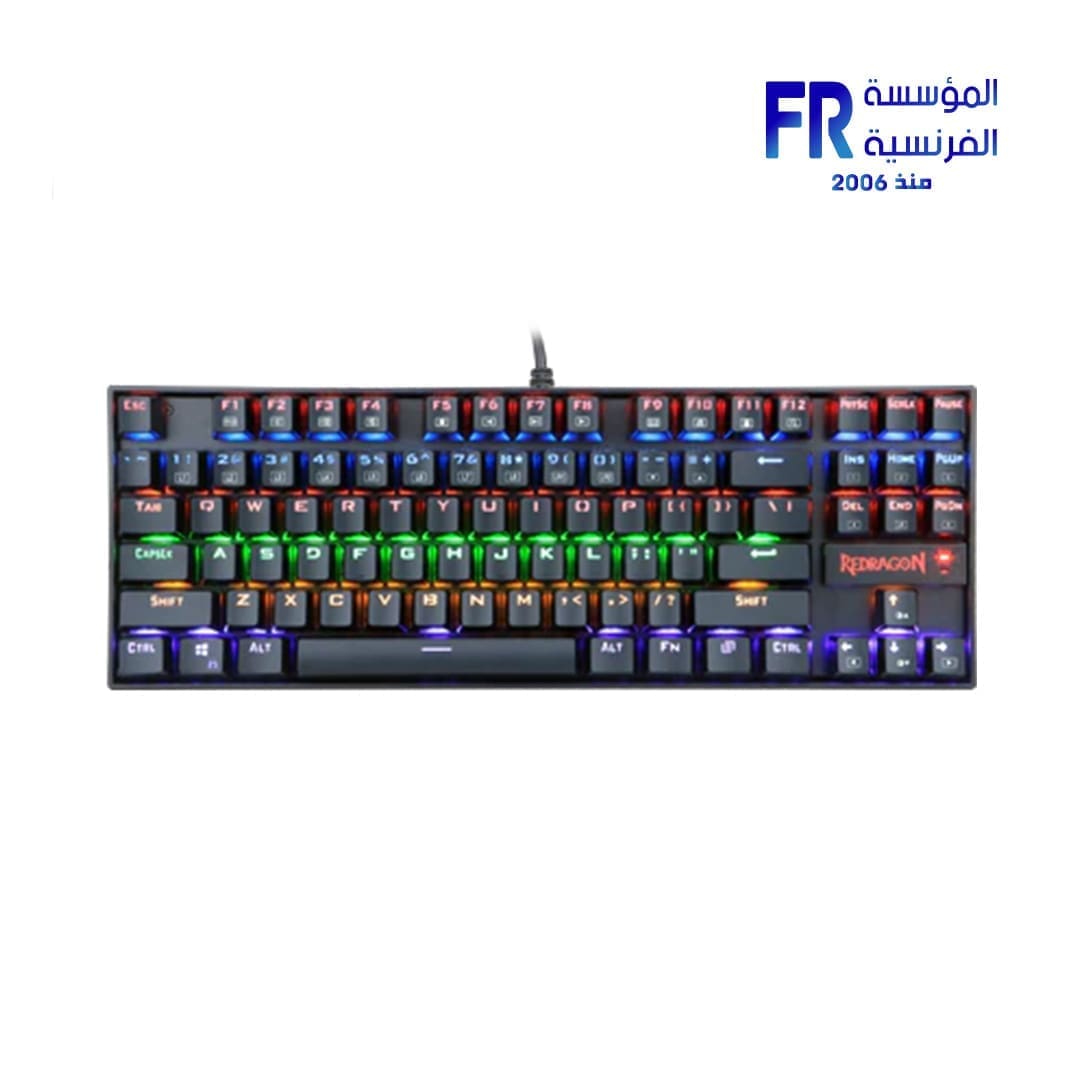 Redragon Kumara K552 Black Switch Rainbow AR Wired Mechanical Gaming Keyboard