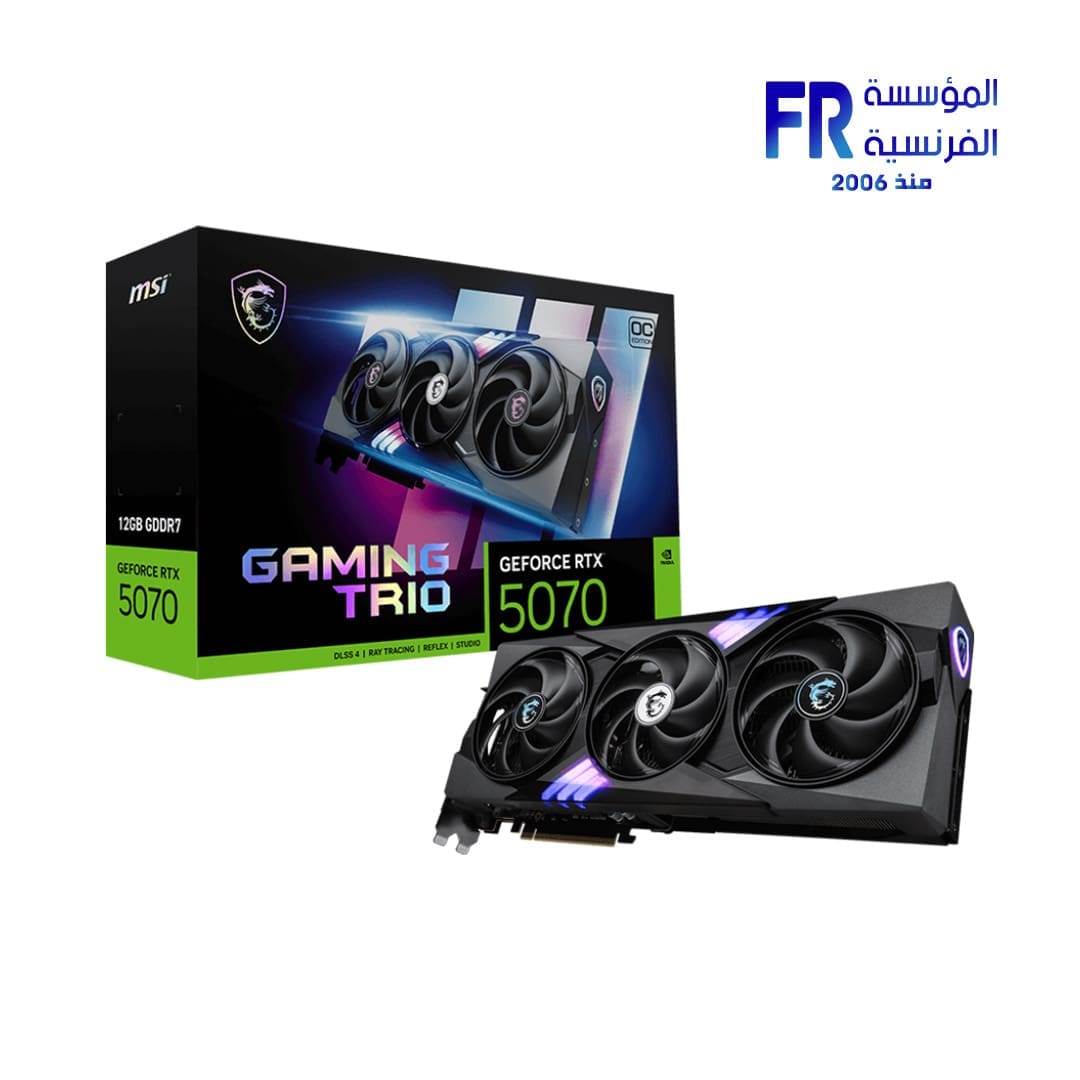 Msi GeForce RTX 5070 Gaming Trio OC 12Gb GDDR7 Graphic Card