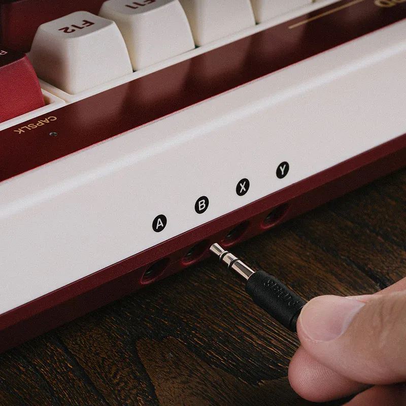 8BitDo Retro Fami Edition Hot Swappable Wireless Bluetooth Mechanical Gaming Keyboard