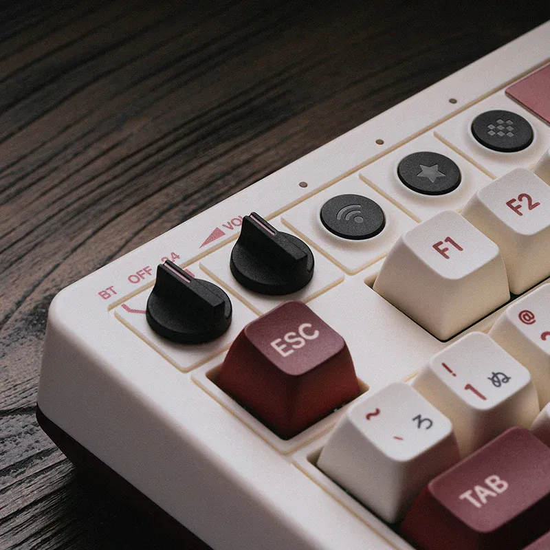 8BitDo Retro Fami Edition Hot Swappable Wireless Bluetooth Mechanical Gaming Keyboard