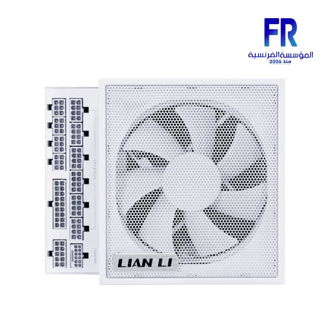Lian Li Edge EG1000 1000W 80 Plus PLATINUM ATX 3.1 Full Modular White Power Supply