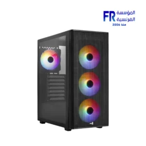 AeroCool Designer G BK v2 ARGB + Lux 550W 80plus Bronze Psu Mid Tower Case