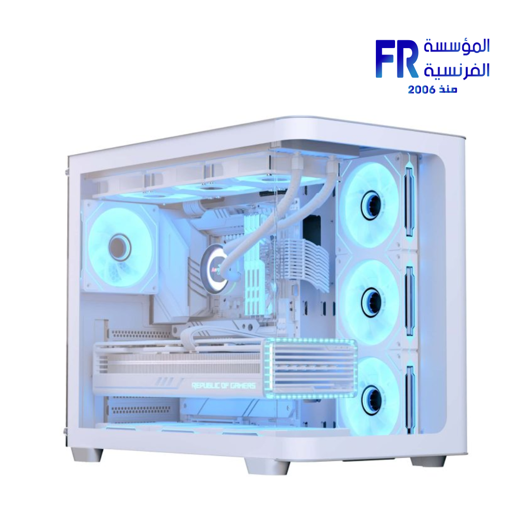 AeroCool P500C ARGB White Mid Tower Case