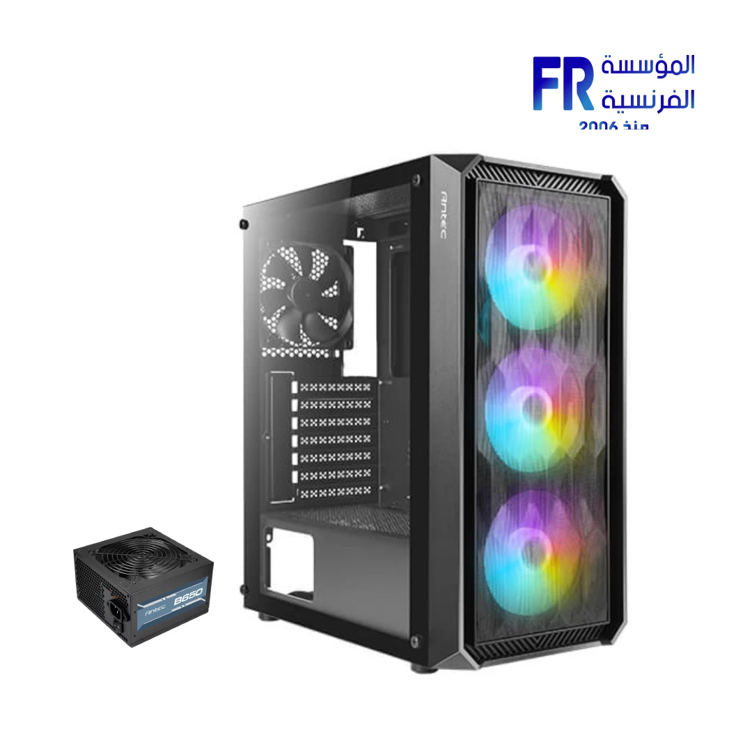 Antec NX292 ARGB + Atom B650 650W 80 Plus Bronze Mid Tower Case