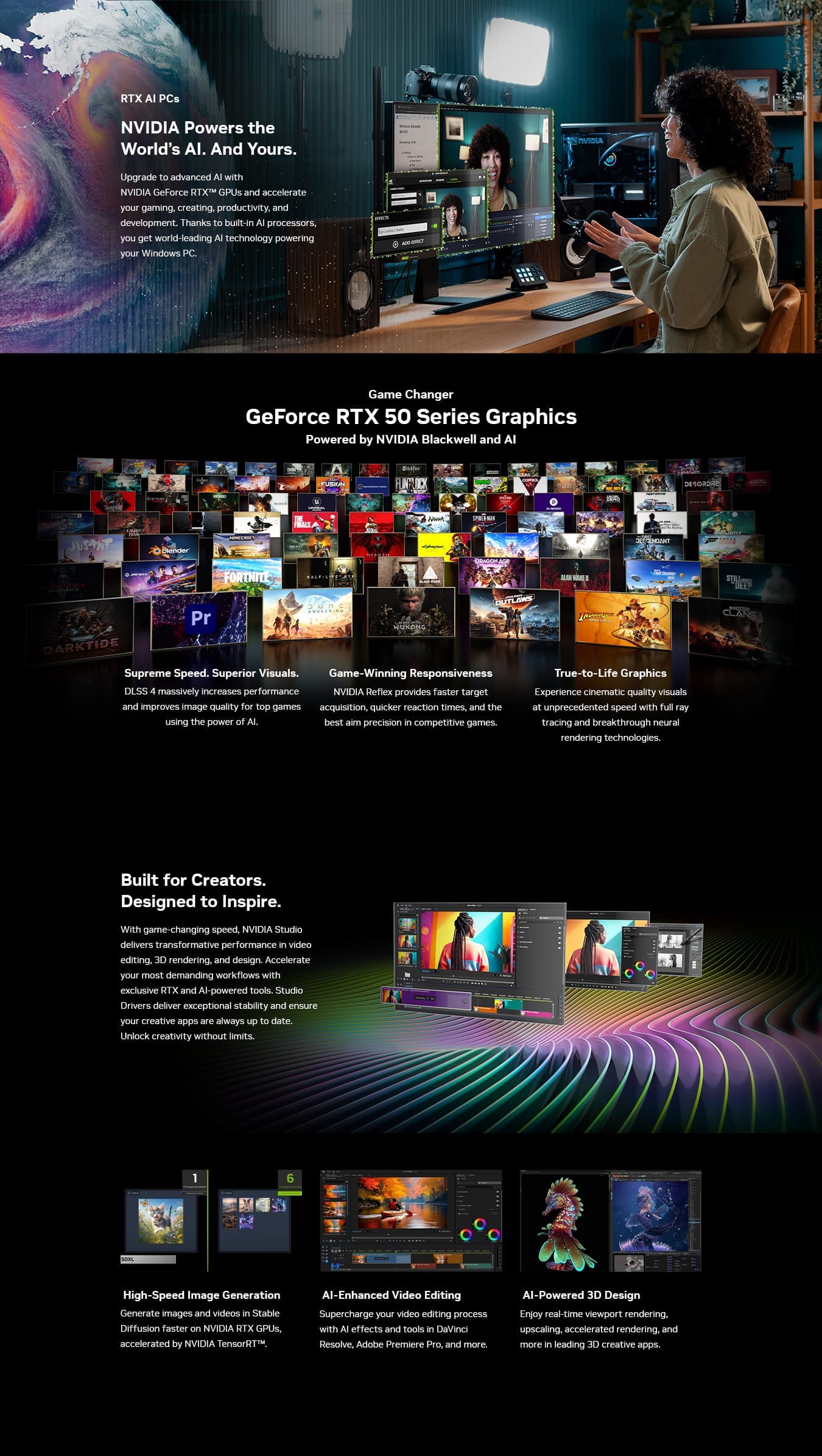 GeForce RTX 50 Series - AI Powered Graphics