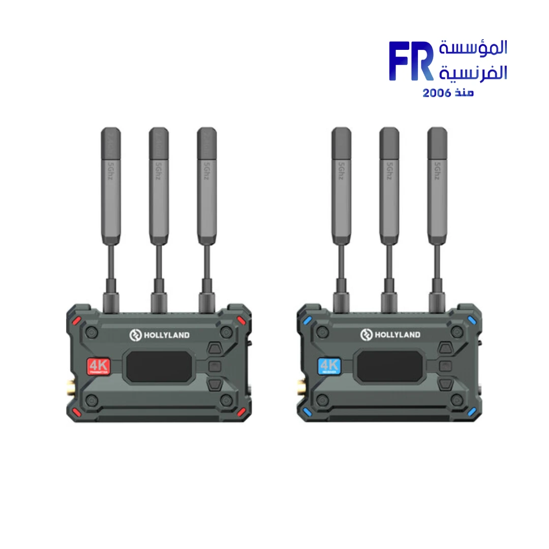 Hollyland Pyro S wireless video transmitter with HDMI and 3G-SDI connections, view 1