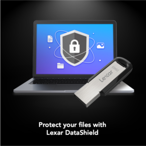 Detail view of Lexar JumpDrive M400 256GB USB 3.0 Flash Drive