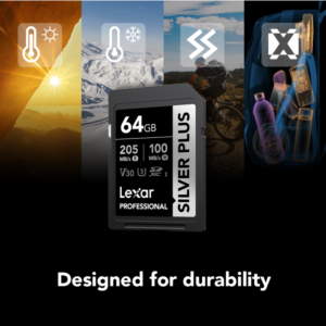 Additional product view of Lexar Professional Silver Plus SDXC 64GB Memory Card