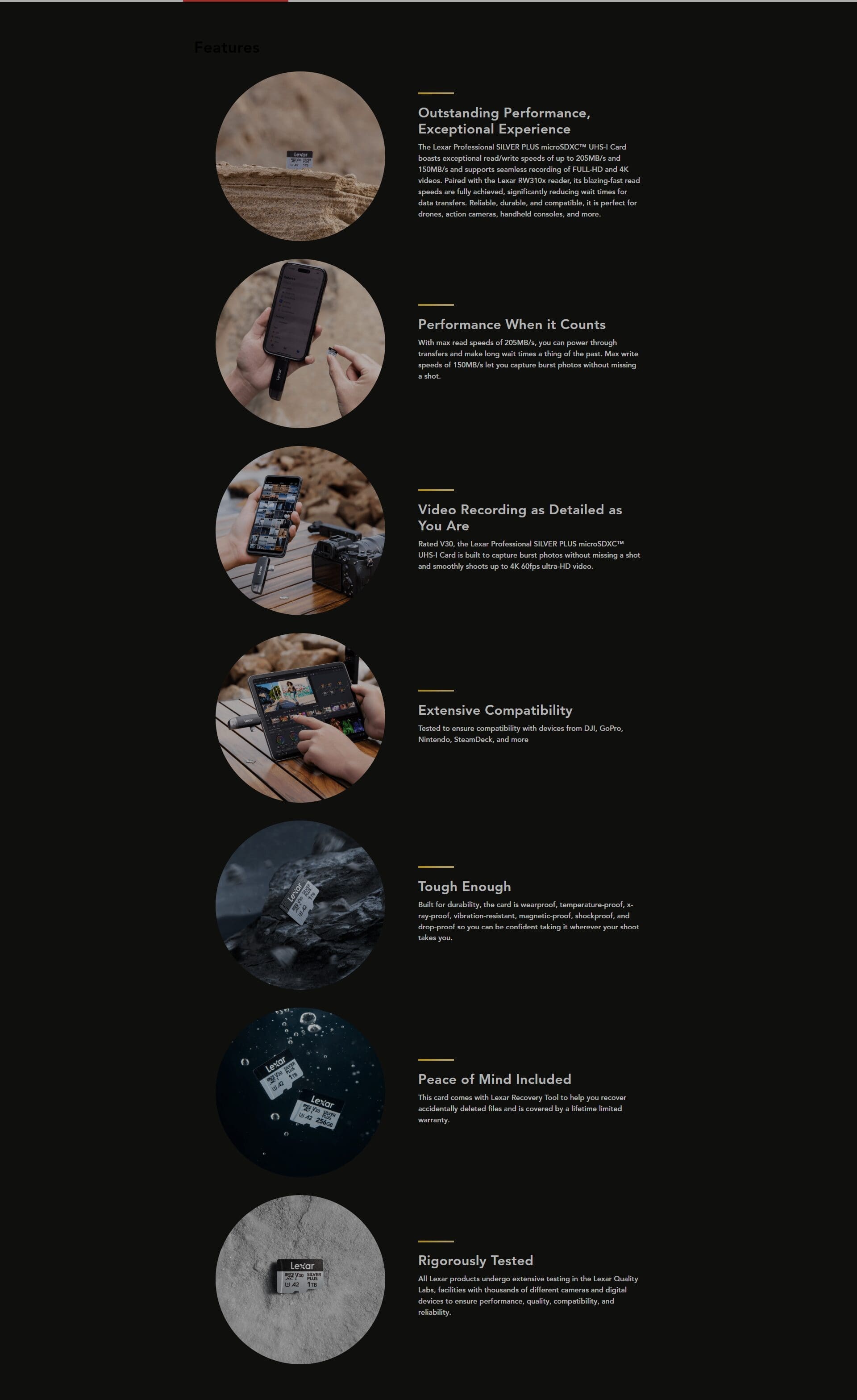 Lexar Professional Silver Plus microSDXC 1Tb Memory Card