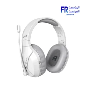 Meetion BTH011 White Wireless Gaming Headset Front View Egypt Best Price