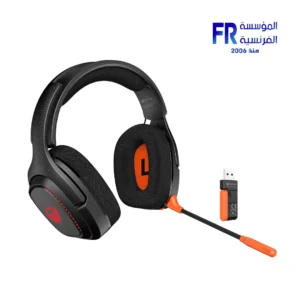 Meetion BTH012 White Wireless Gaming Headset Front View Egypt Best Price