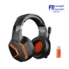 Meetion BTH014 Black Wireless Gaming Headset Front View Egypt Best Price