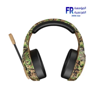 Meetion BTH014 Green Wireless Gaming Headset Front View Egypt Best Price