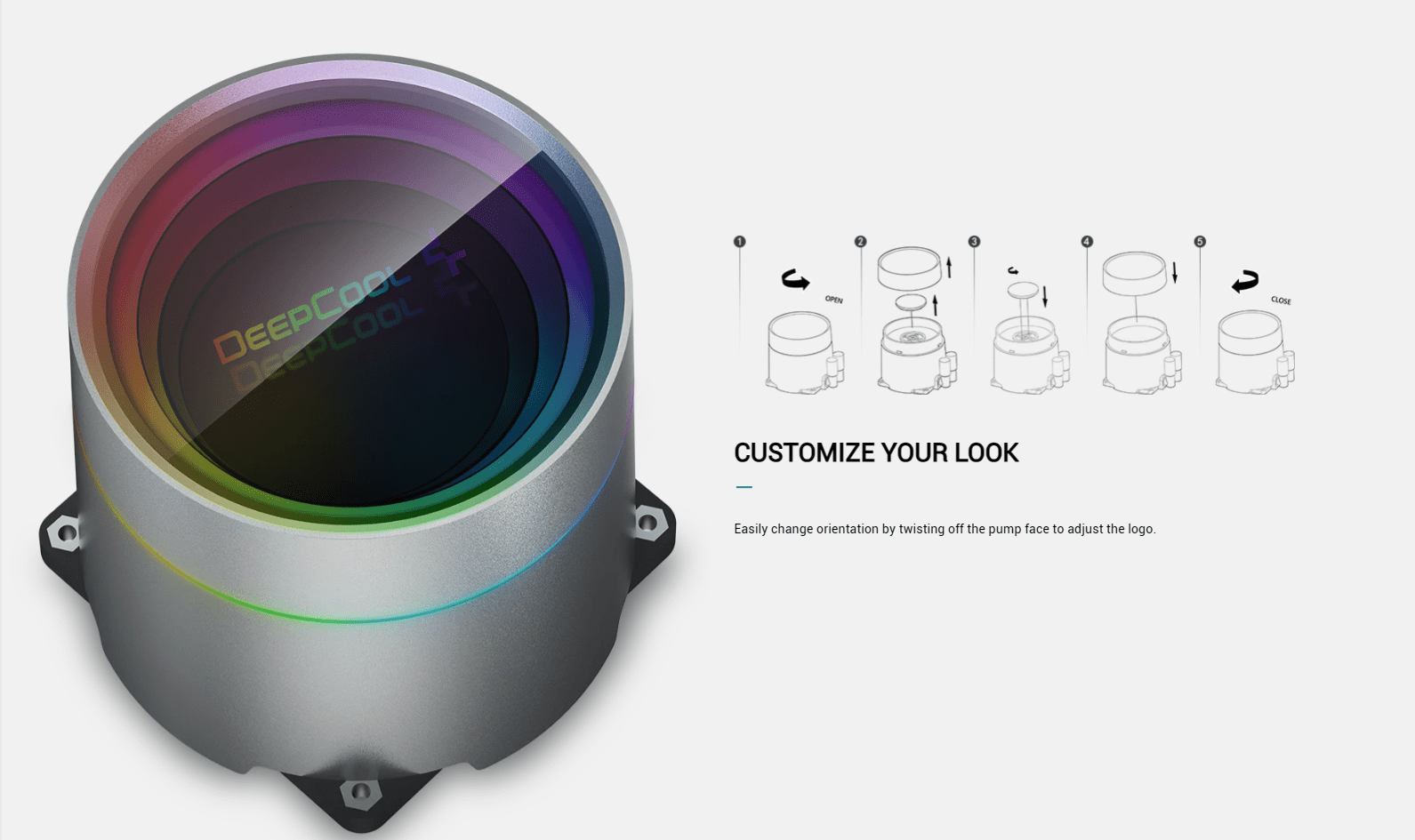 DeepCool Castle 360EX ARGB AIO Liquid Cpu Cooler