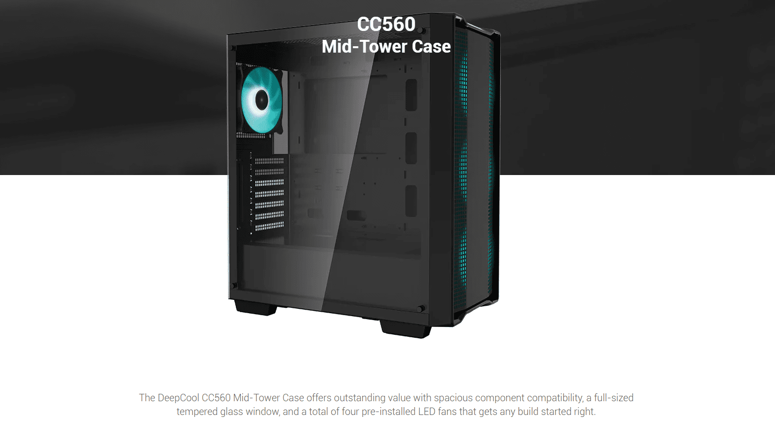 Deepcool CC560 Mid Tower Case