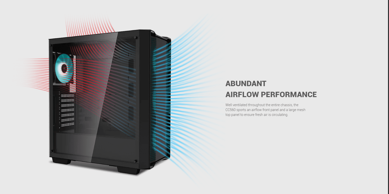 Deepcool CC560 Mid Tower Case