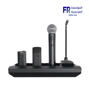 Shure Microflex Wireless system family image; exact receiver and microphone kit varies