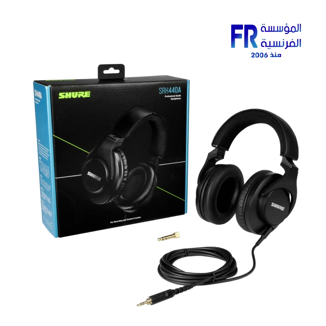 Shure SRH440A Professional Studio Headphones - Image 2