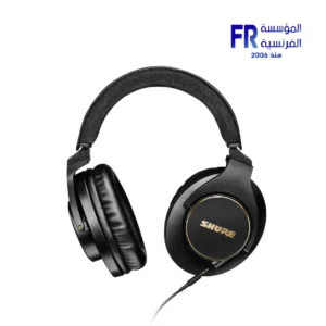 Detail view of the Shure SRH840A headphones