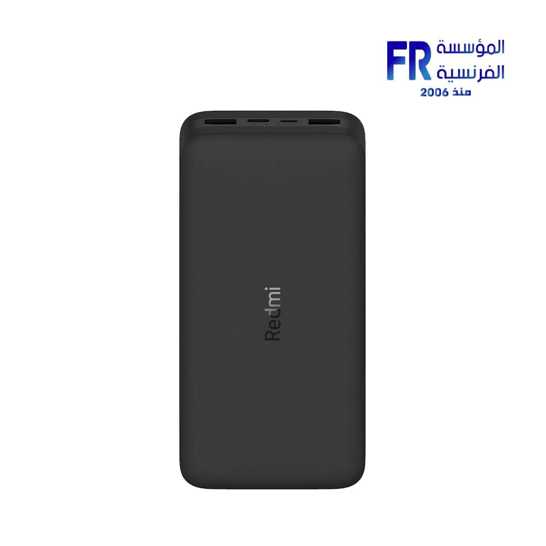Xiaomi Redmi 20000mAh 18W Fast Charge Black Power Bank