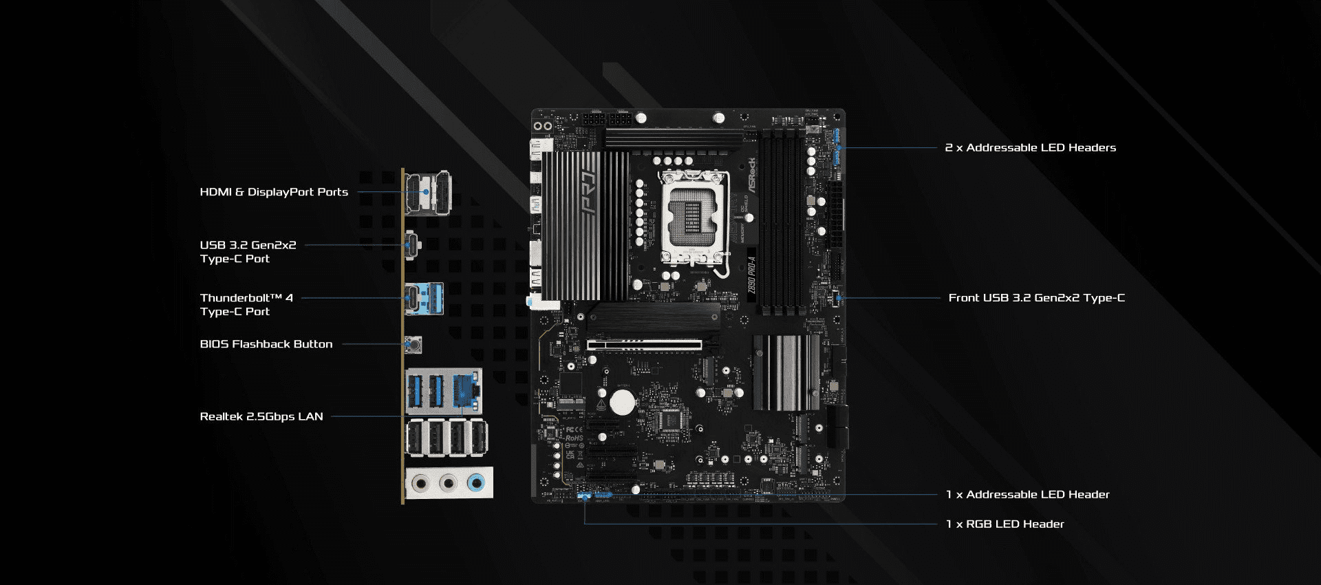 Asrock Z890 Pro A Motherboard