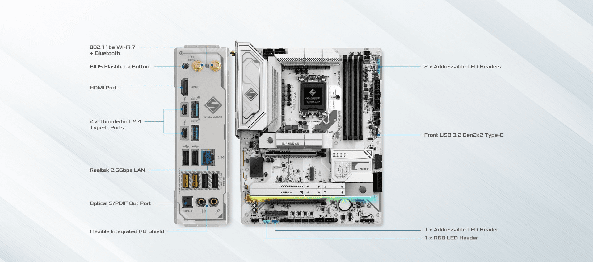Asrock Z890 Steel Legend WiFi Motherboard